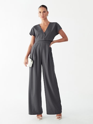 Willa Jumpsuit 'GLENS' in Grijs: voorkant