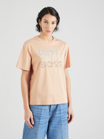 BOSS Shirts 'Elpha' i beige: forside