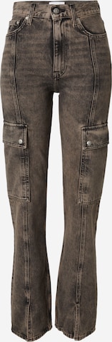 Calvin Klein Jeans Regular Cargojeans in Bruin: voorkant