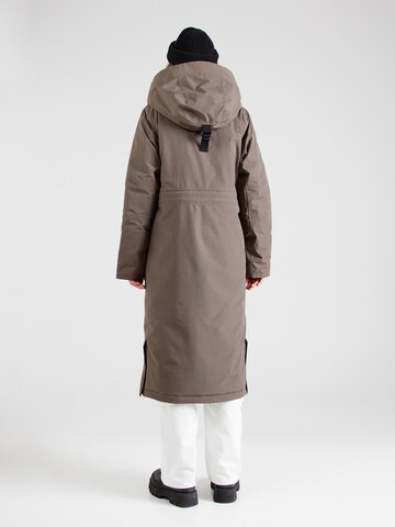 Manteau fonctionnel 'LEYA' Didriksons en marron