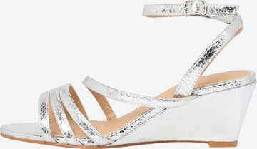 Dorothy Perkins Strap Sandals 'Angelina' in Silver