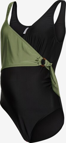 MAMALICIOUS Swimsuit 'Amely' in Green: front