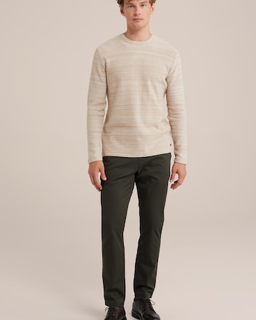 WE Fashion Slim fit Chino trousers in Green