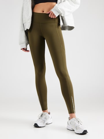 UNDER ARMOUR Skinny Παντελόνι φόρμας 'Fly Fast 3.0' σε πράσινο: μπροστά