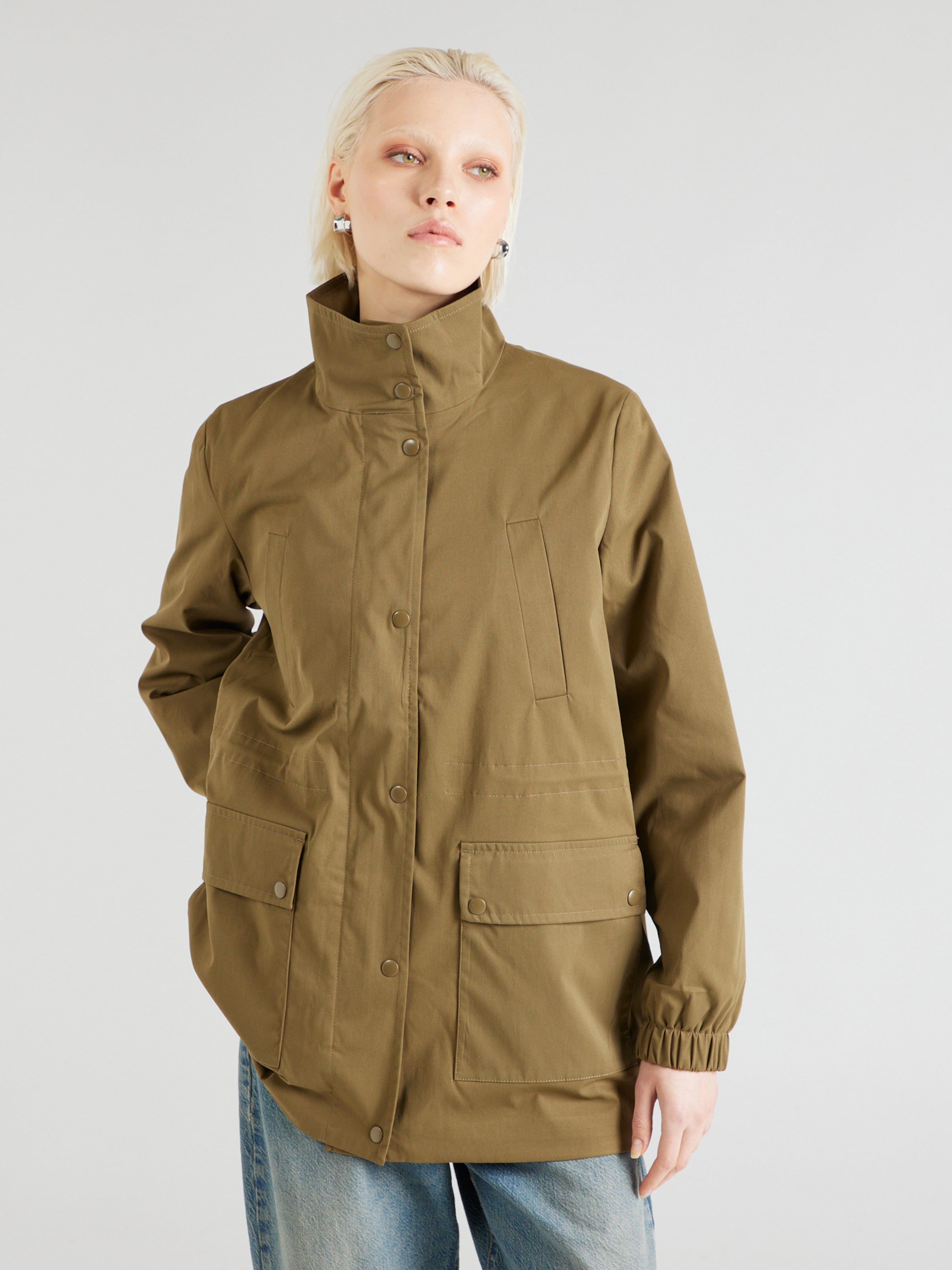 Veste mi saison CHELSEA SIA VERO MODA en Kaki ABOUT YOU