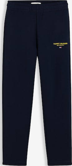TOMMY HILFIGER Штаны 'Essential' в размере 98 в Ночной синий / Золотисто-желтый, Обзор товара
