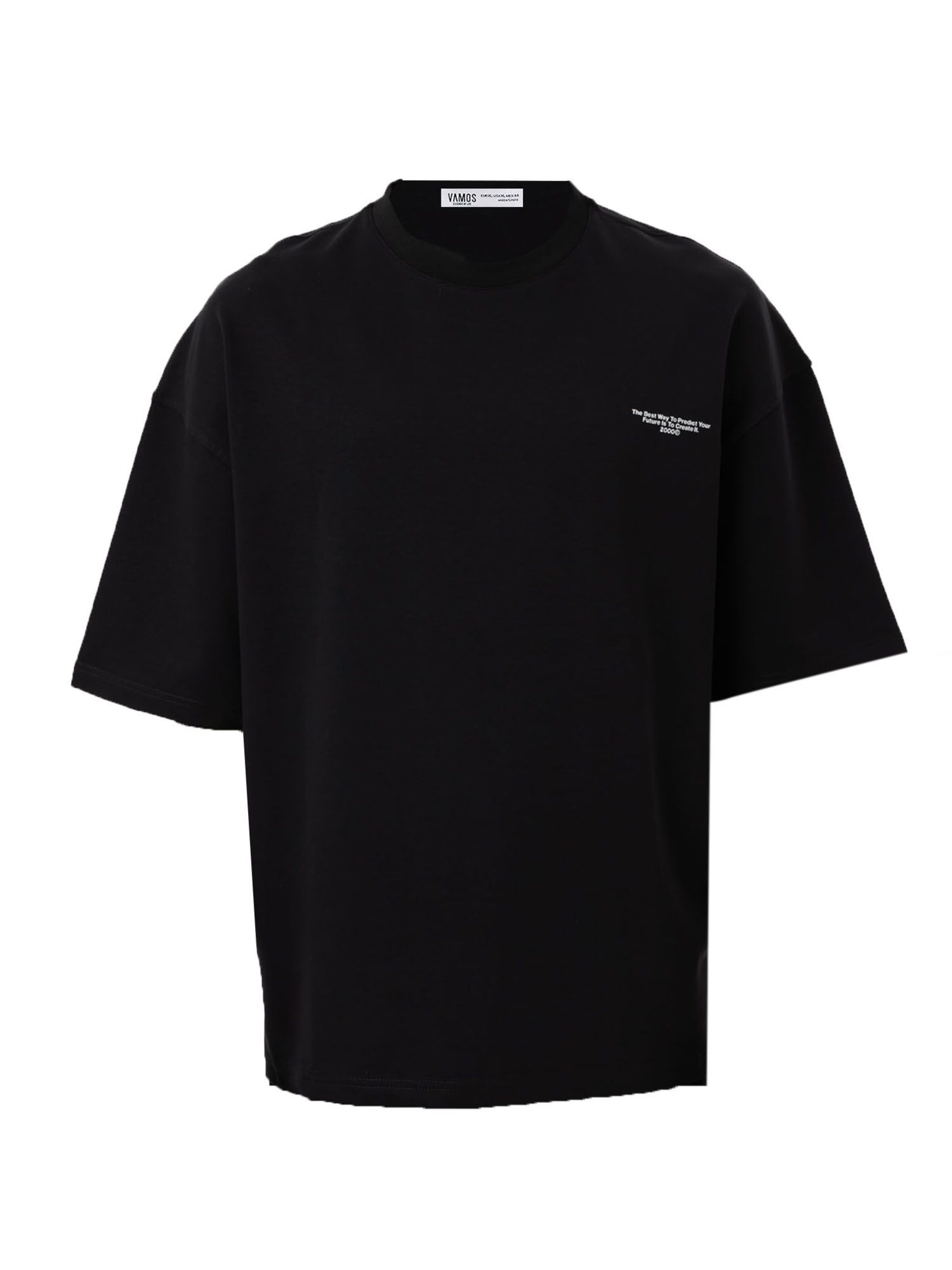 VAMOS CLO Majica | črna barva: sprednja stran