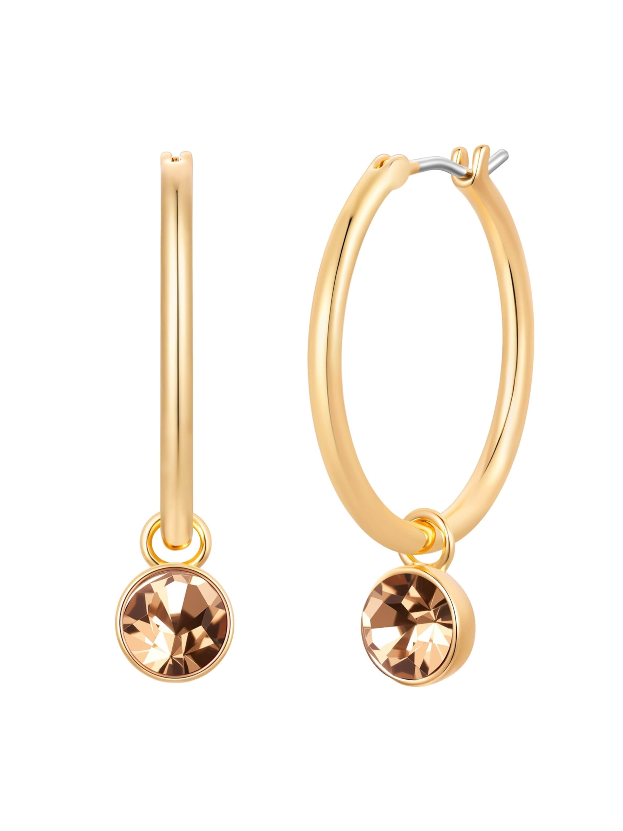 Orecchini di Lulu & Jane in oro: frontale