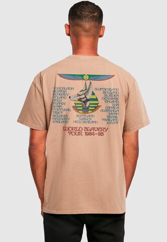 Merchcode Shirt 'Powerslave - World Slavery Tour' in Beige