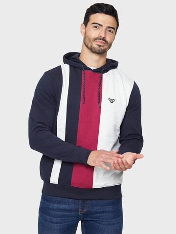 Sweat-shirt 'Lazio' Threadbare en bleu : devant