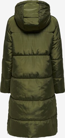 JDY Zimní kabát – zelená
