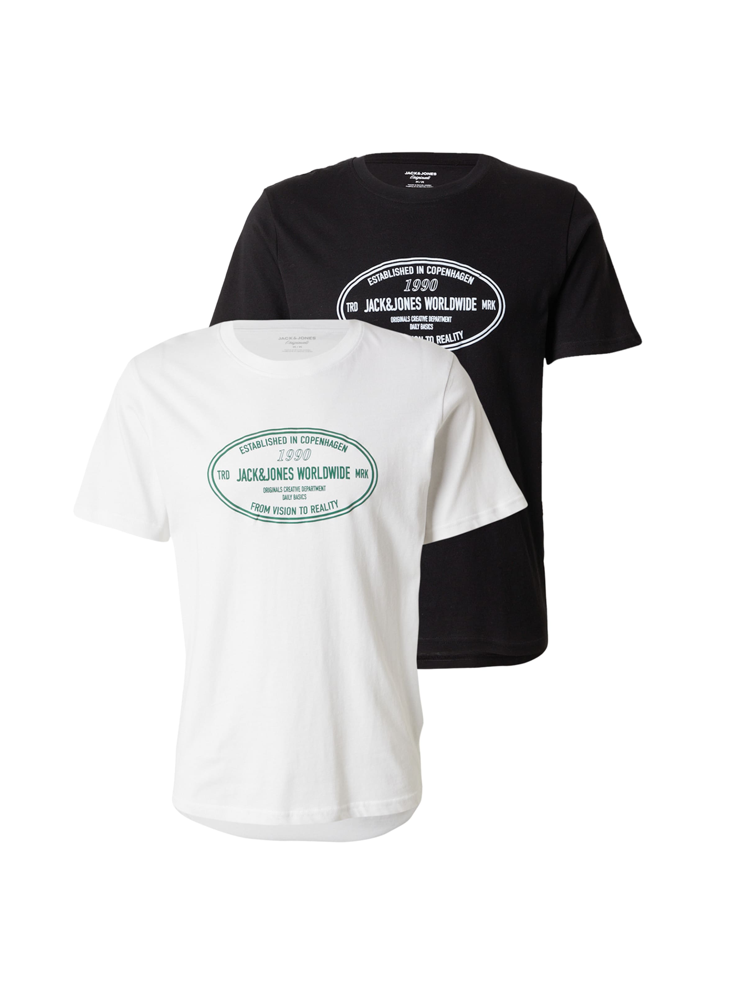 T-Shirt 'JORYORK' JACK & JONES en noir : devant