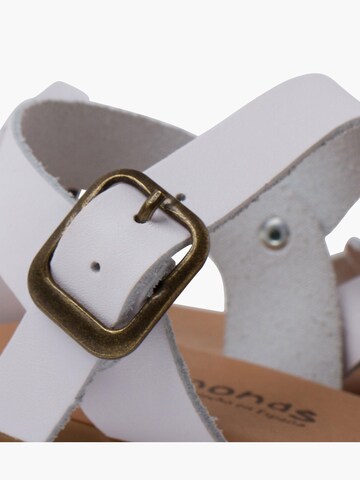 Sandalo di Pisamonas in bianco