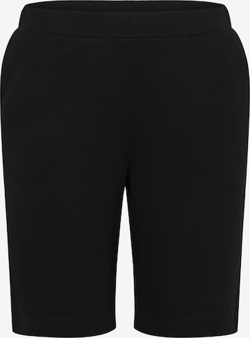 KAFFE CURVE - Loosefit Pantalón 'KCAnnia' en negro: frente