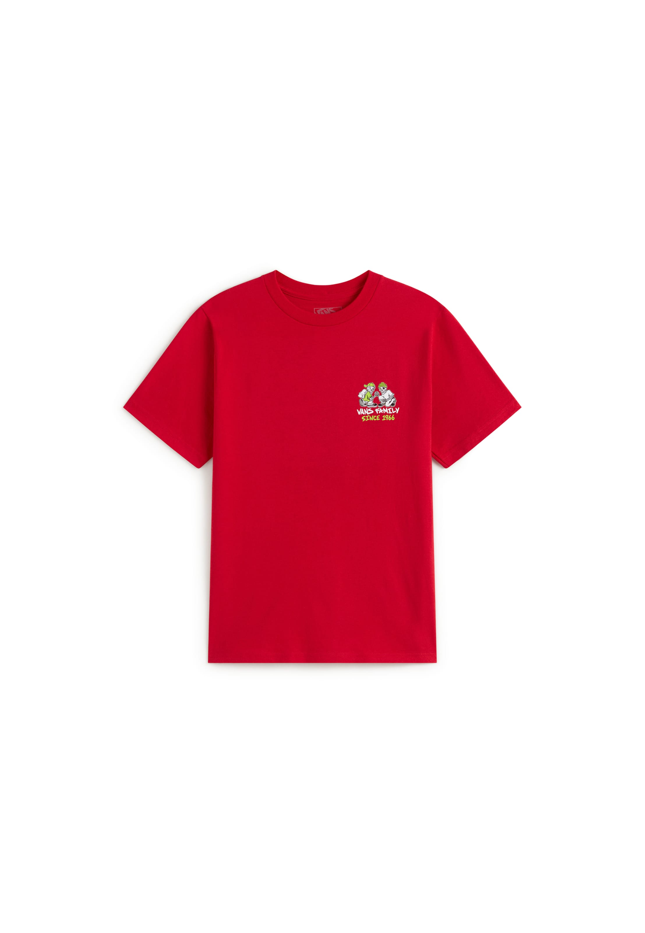 VANS T-shirt 'Checker Bros' i 164-176 i äpple / blodröd / svart / vit, Produktvy