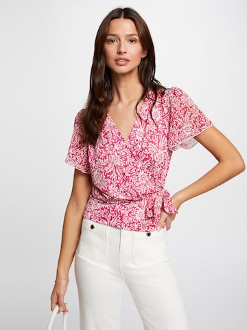 Morgan T-shirt i rosa: framsida