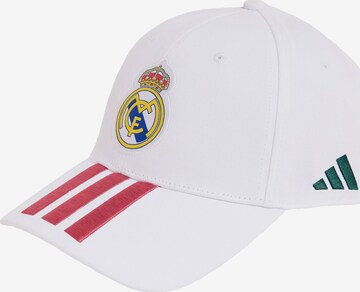 ADIDAS PERFORMANCE Sports cap 'Real Madrid' in White: front