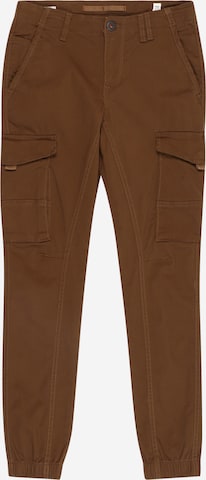 Jack & Jones Junior Trousers 'PAUL' in Brown: front