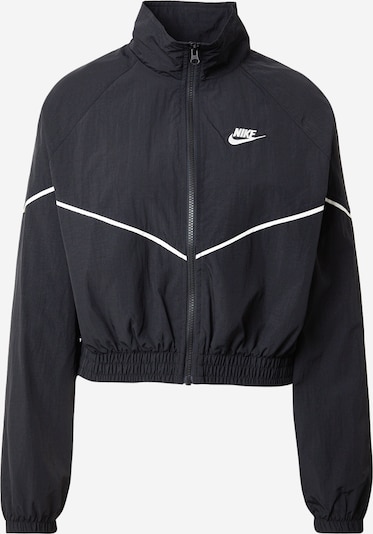 Nike Sportswear Veste mi-saison 'SPEED' en noir / blanc, Vue avec produit