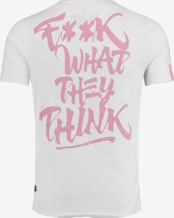 Key Largo T-shirt 'WHAT' i vit