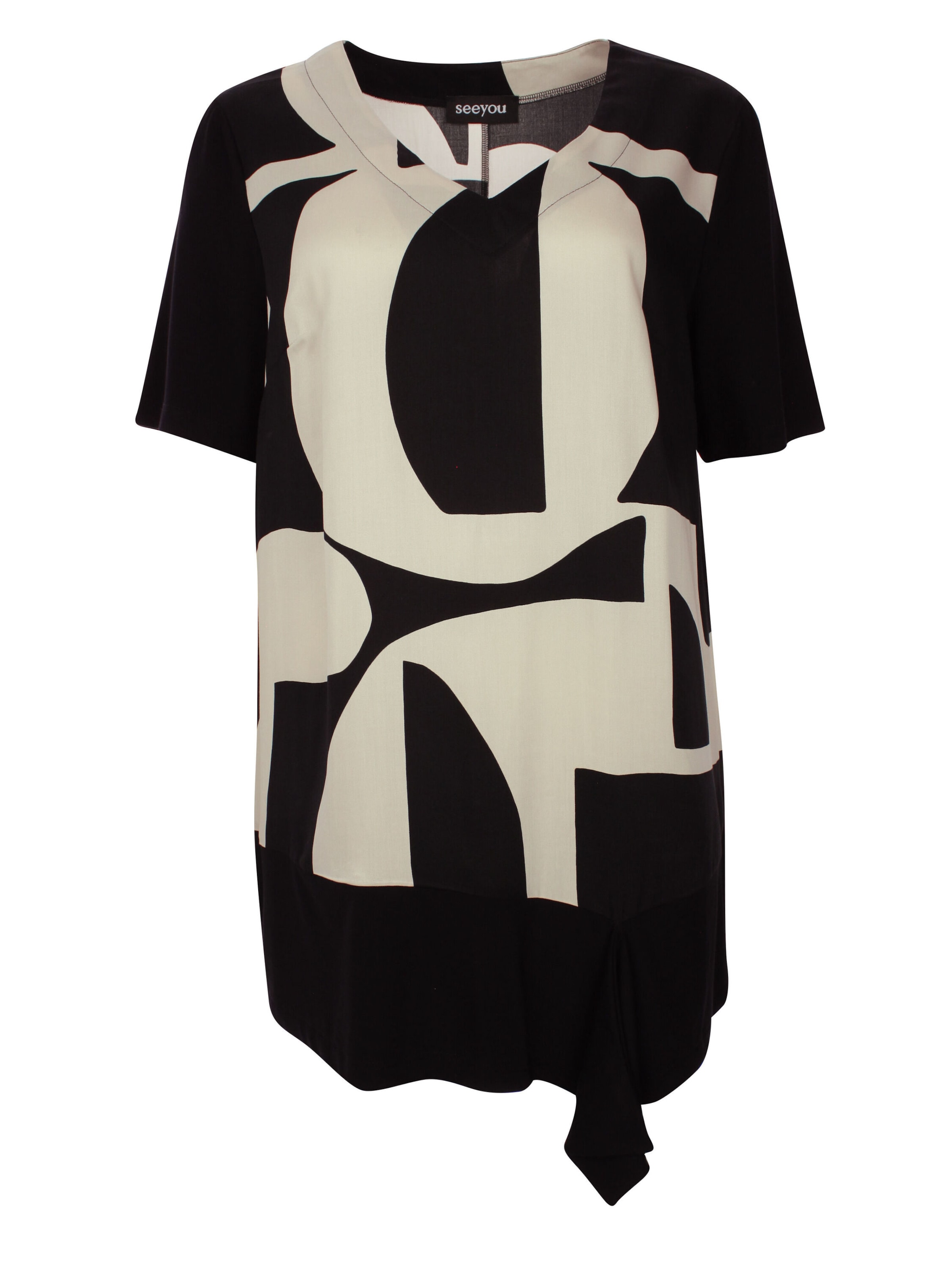 SEEYOU BY BIGGI M. Tunic in Black: front