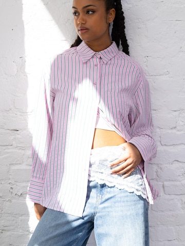 BROKE + SCHÖN Bluse 'Oversize Bluse in Rosa'‌‌‌‌‌‌‌‌‌‌ in Pink