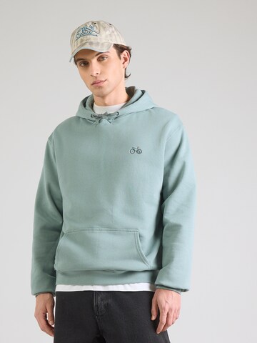 Iriedaily Μπλούζα φούτερ 'Peaceride' σε πράσινο: μπροστά