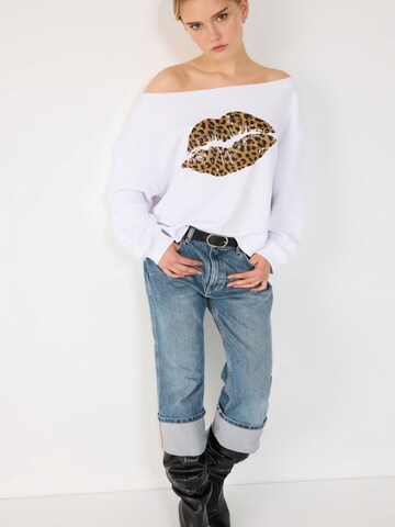 No Matter What Sweatshirt in Weiß