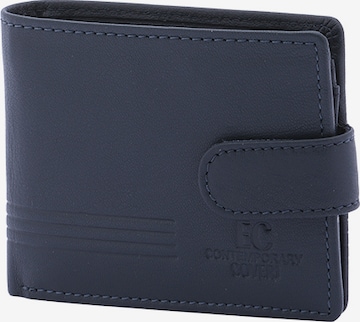 Enrico Coveri Wallet in Blue: front
