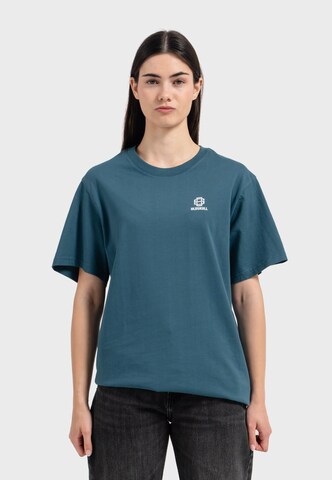 Oldskull Shirt 'Basic Oldskull 25' in Blue: front