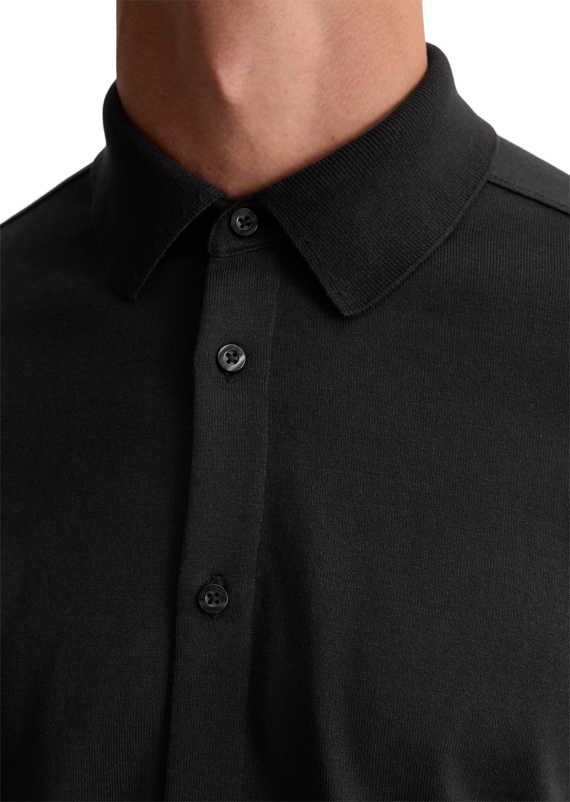 Marc O'Polo Regular fit Overhemd in Zwart