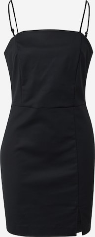 Sisley Koktejlové šaty – černá: přední strana