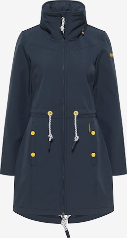 Schmuddelwedda Raincoat in Blue: front