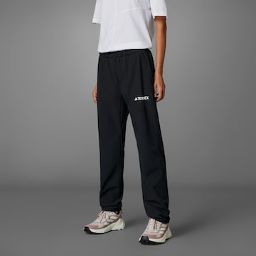 Regular Pantalon outdoor 'Liteflex' ADIDAS TERREX en noir : devant