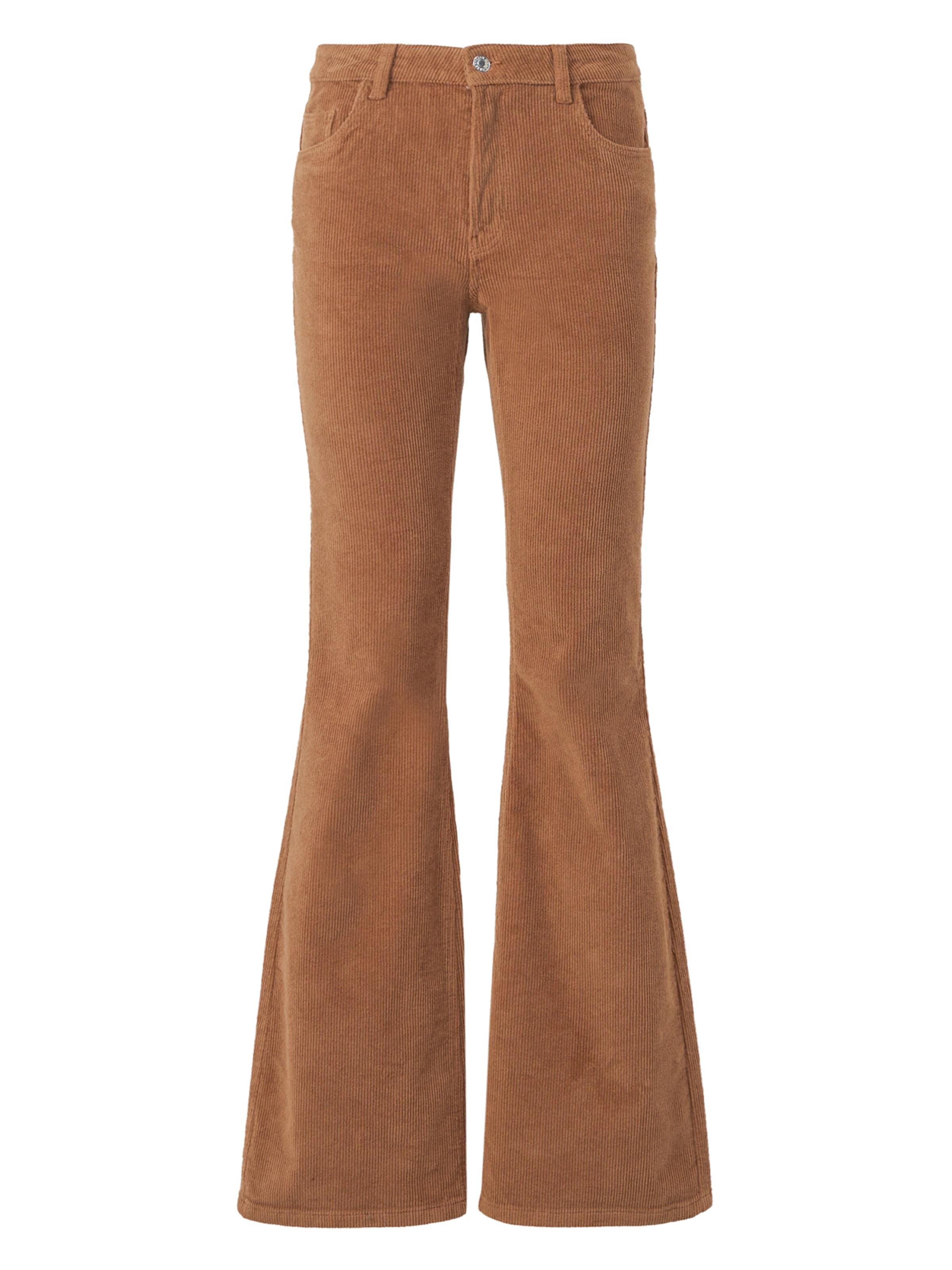 Bootcut Pantaloni 'NMHAZELL' di Noisy may in marrone: frontale