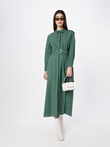 Trendyol Košeľové šaty - Zelená