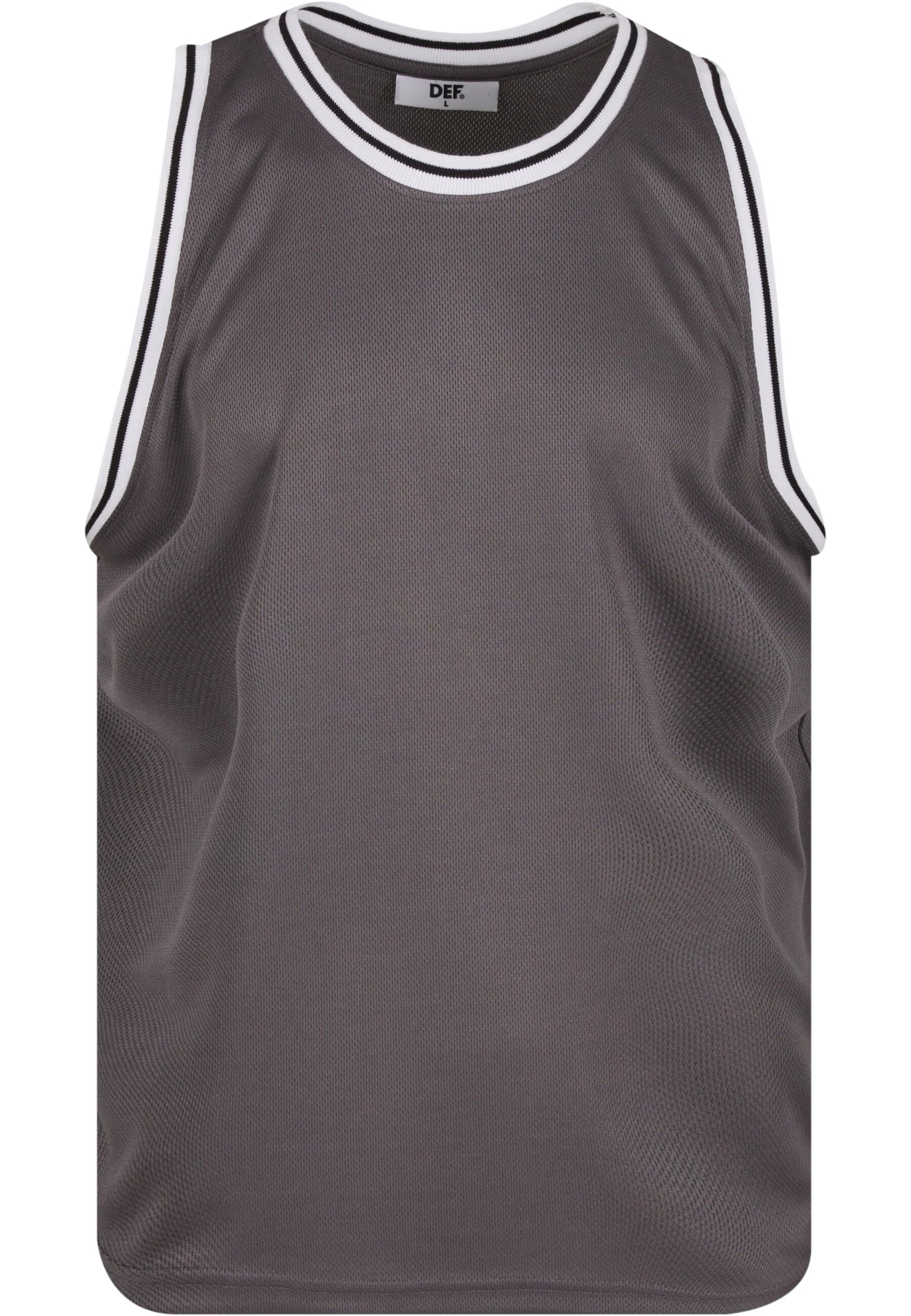 T-Shirt DEF en gris : devant