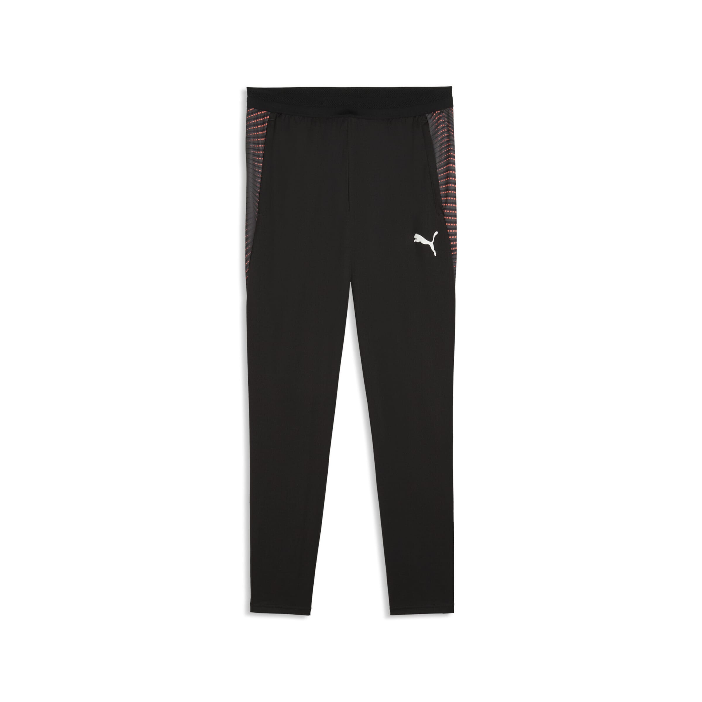 PUMA Slimfit Sportbroek 'Individual Final' in Zwart: voorkant