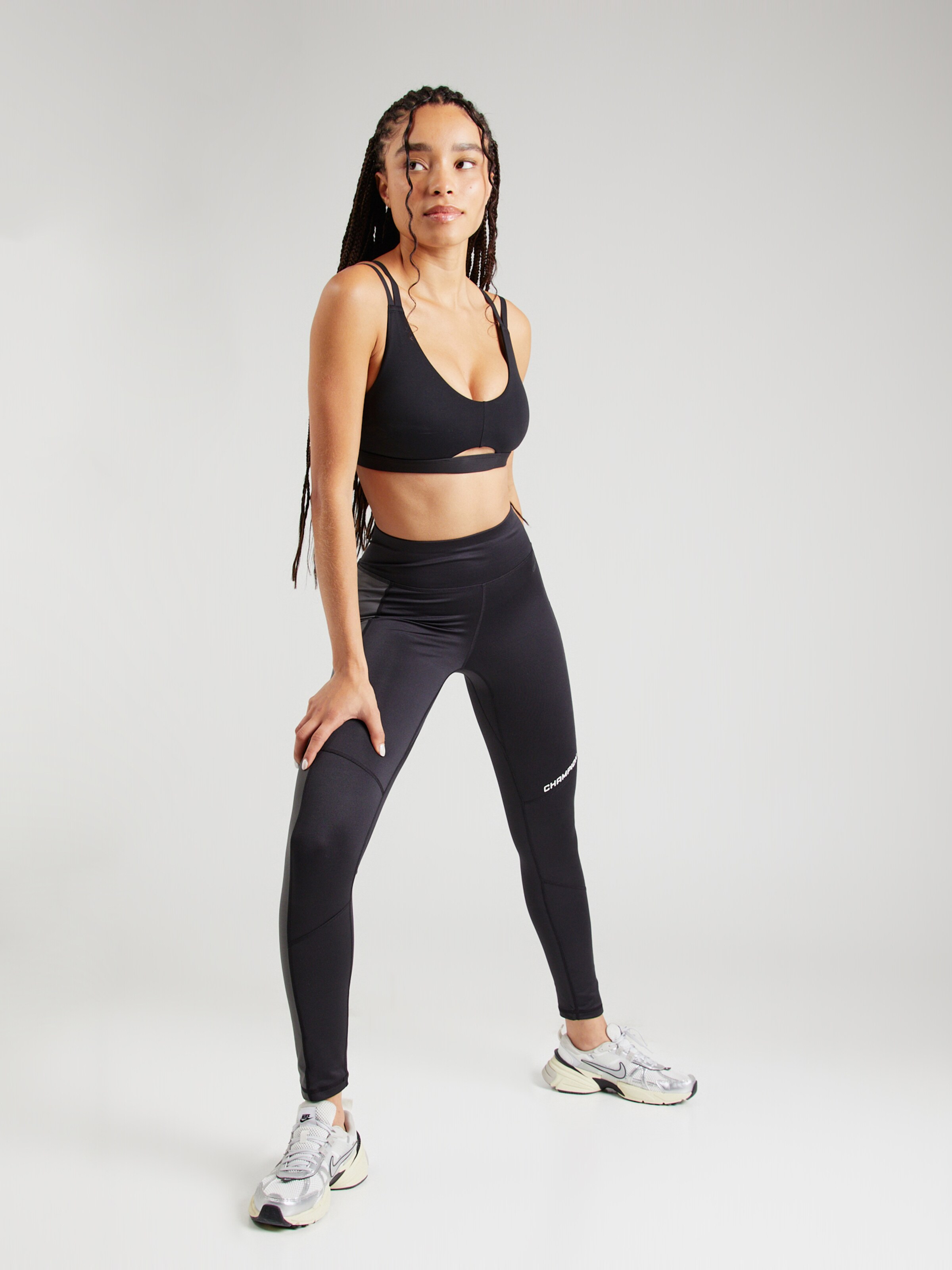 Champion Authentic Athletic Apparel Regular Sports trousers C Tech in Black ABOUT YOU