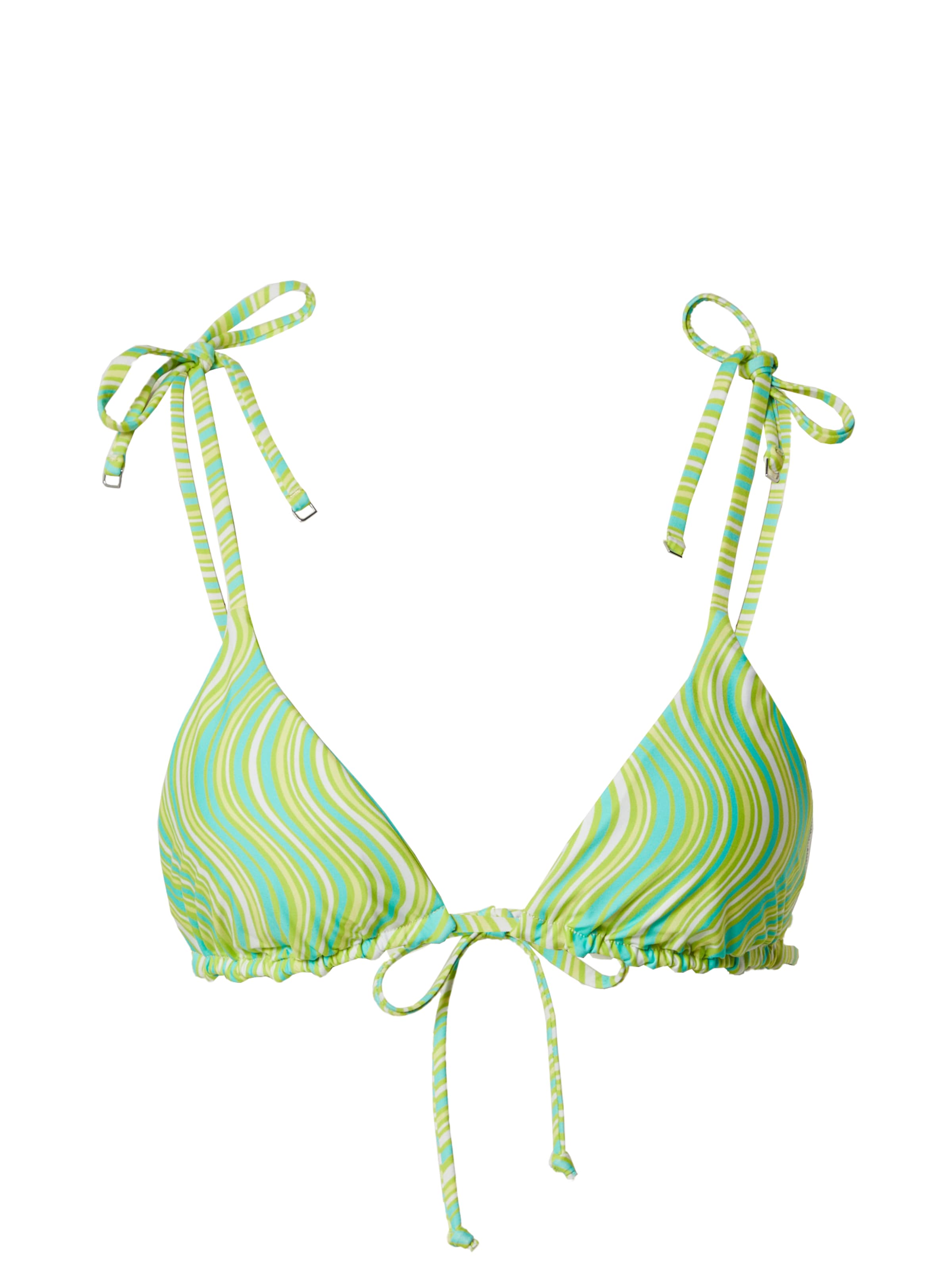 Triangle Hauts de bikini Seafolly en vert : devant