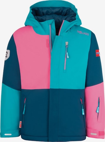 TROLLKIDS Outdoor jacket in Blue: front