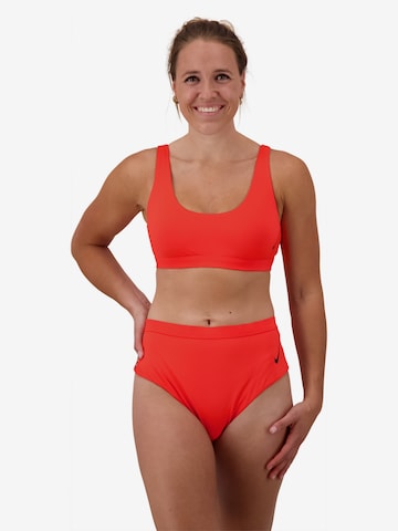 NIKE Athletic Bikini Bottoms in Orange: front