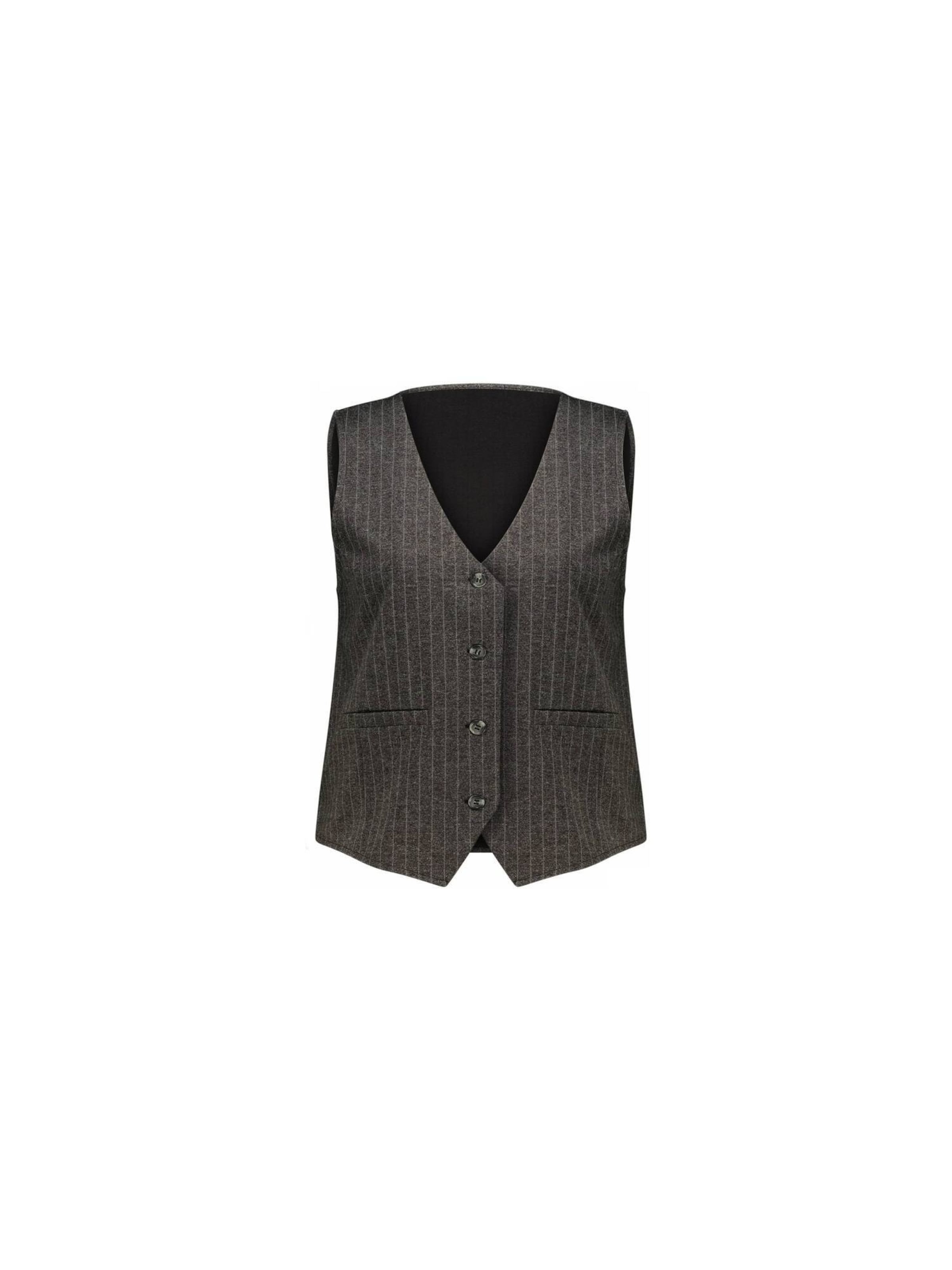 Gilet 'Camberly' Deeluxe en gris : devant