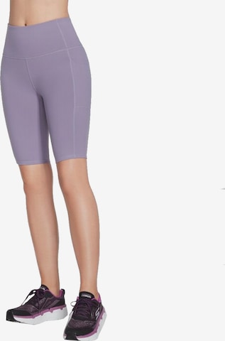 SKECHERS Workout Pants in Purple: front