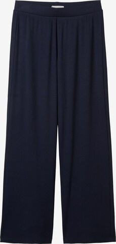 Loosefit Pantalon TOM TAILOR en bleu : devant