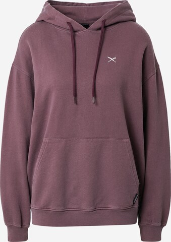 Sweat-shirt Iriedaily en violet : devant