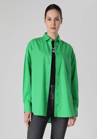 Colin's Blouse in Groen: voorkant