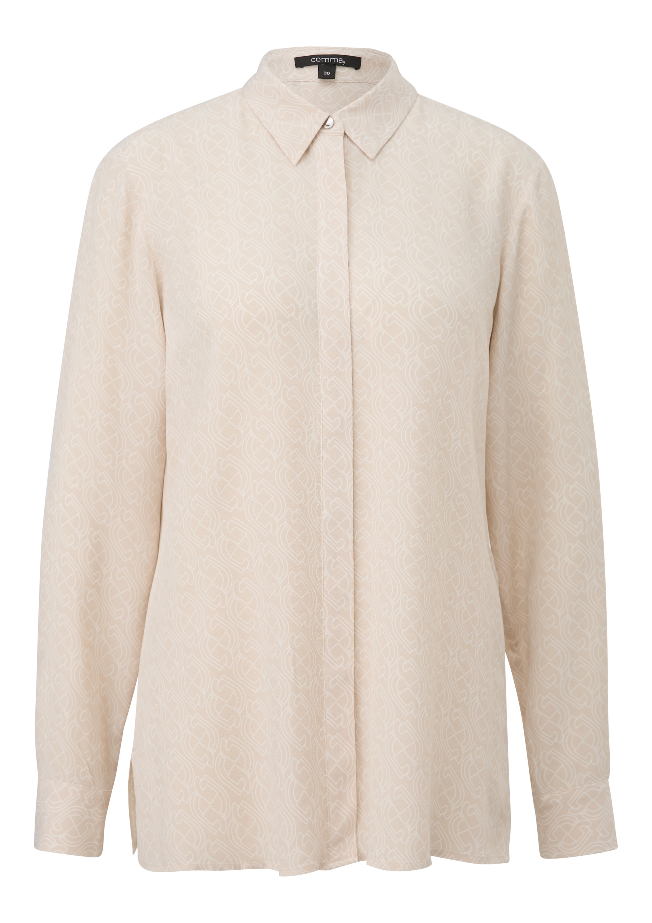 COMMA Bluse in Beige: Vorderseite