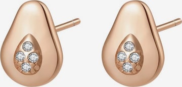 Hey Happiness - Pendientes 'Avocado Joy' en oro: frente