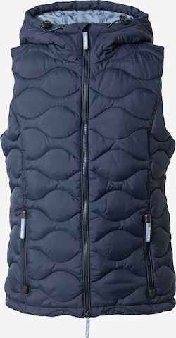 Sublevel Vest in Blue: front